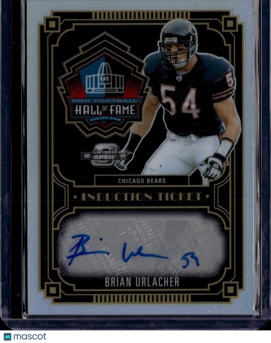 2024 Panini Contenders Optic Brian Urlacher #ITA-BUR Induction Ticket Auto /25