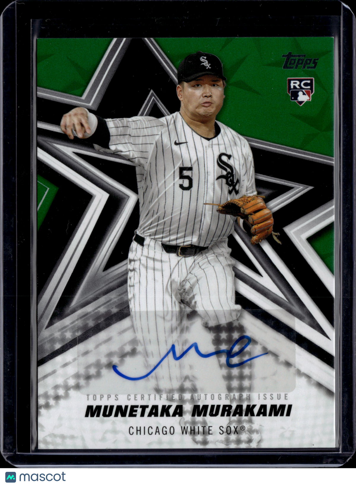 2026 Topps Baseball Stars Autographs Munetaka Murakami Green Auto /99 RC