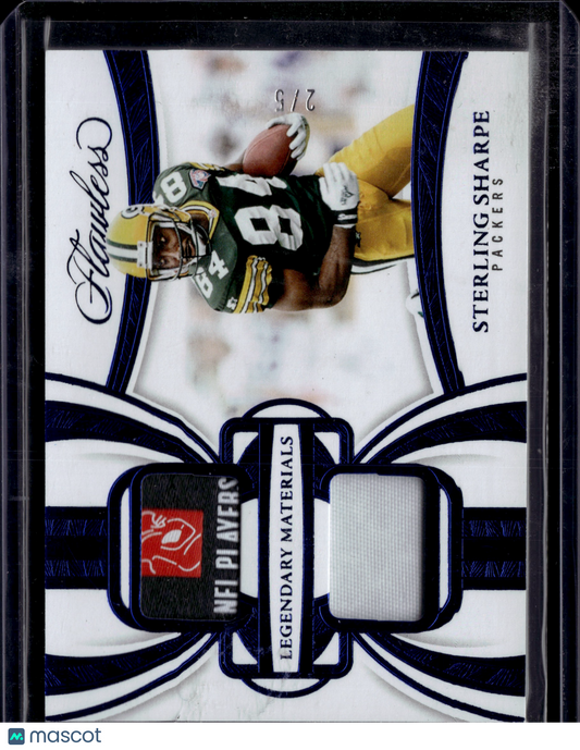 2026 Panini Flawless Sterling Sharpe #LM-SSE  Dual Patch /5