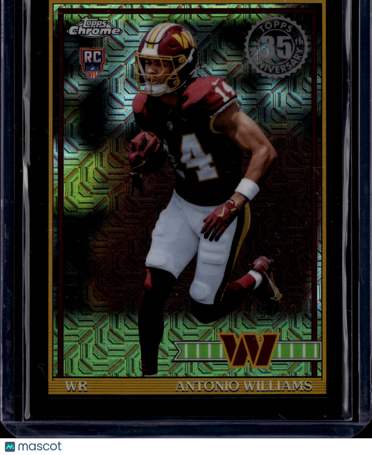 2026 Topps Antonio Williams #91TRC-28 Silver Pack Black Mojo /10 RC