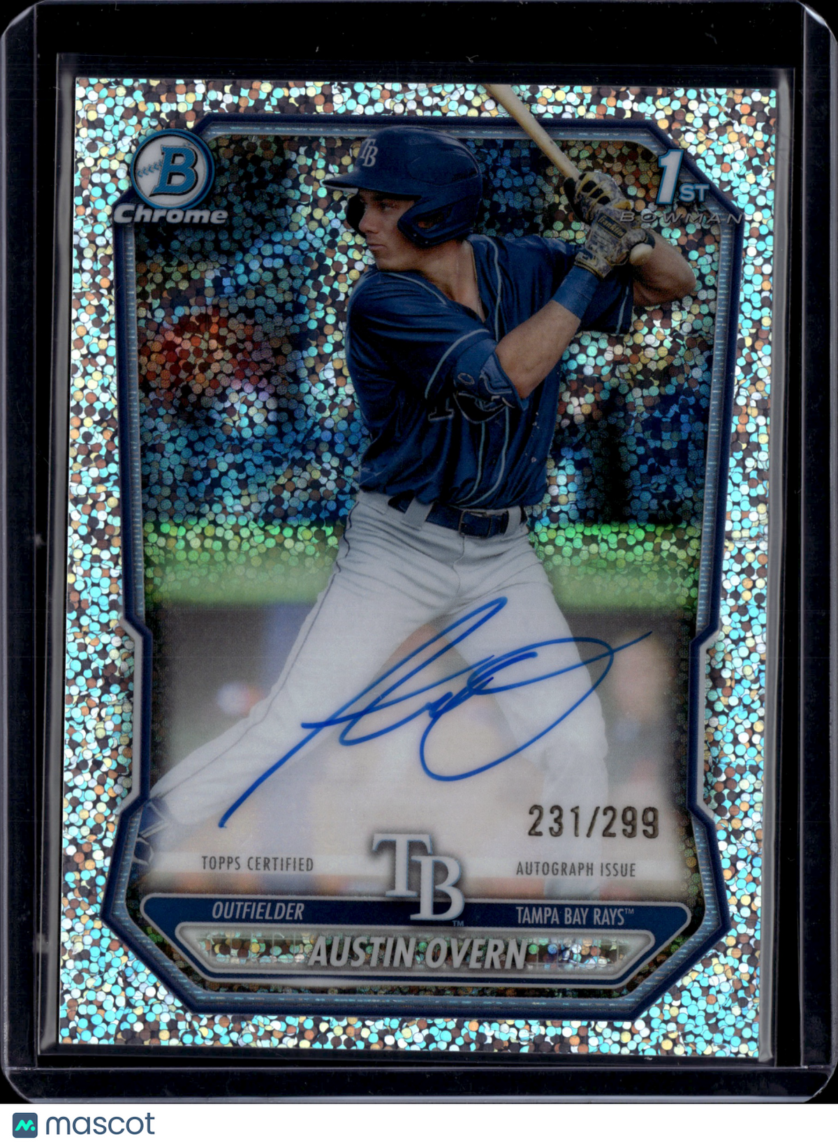 2025 Bowman Chrome Austin Overn #CPA-AO Auto /299
