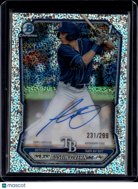 2025 Bowman Chrome Austin Overn #CPA-AO Auto /299