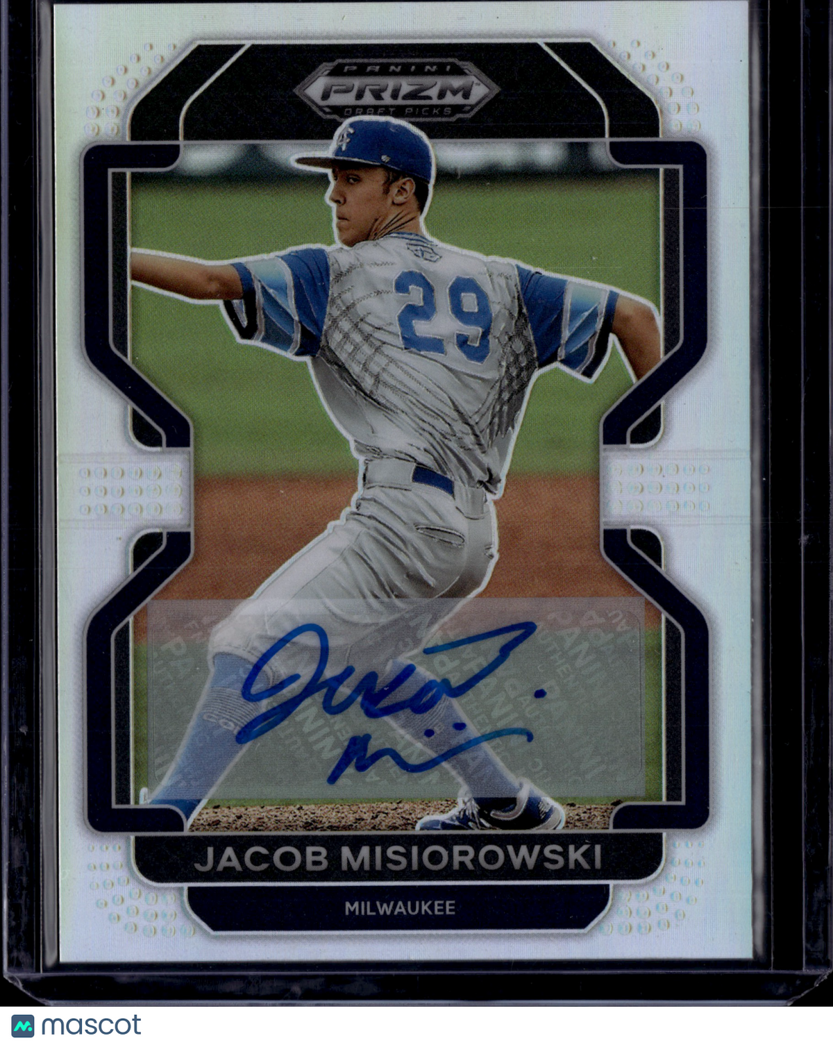 2022 Panini Prizm Draft Picks Jacob Misiorowski Auto Refractor #PDP63