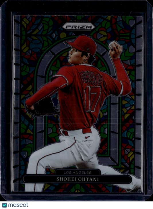 2022 Panini Prizm Baseball Shohei Ohtani #SG-3 Stained Glass