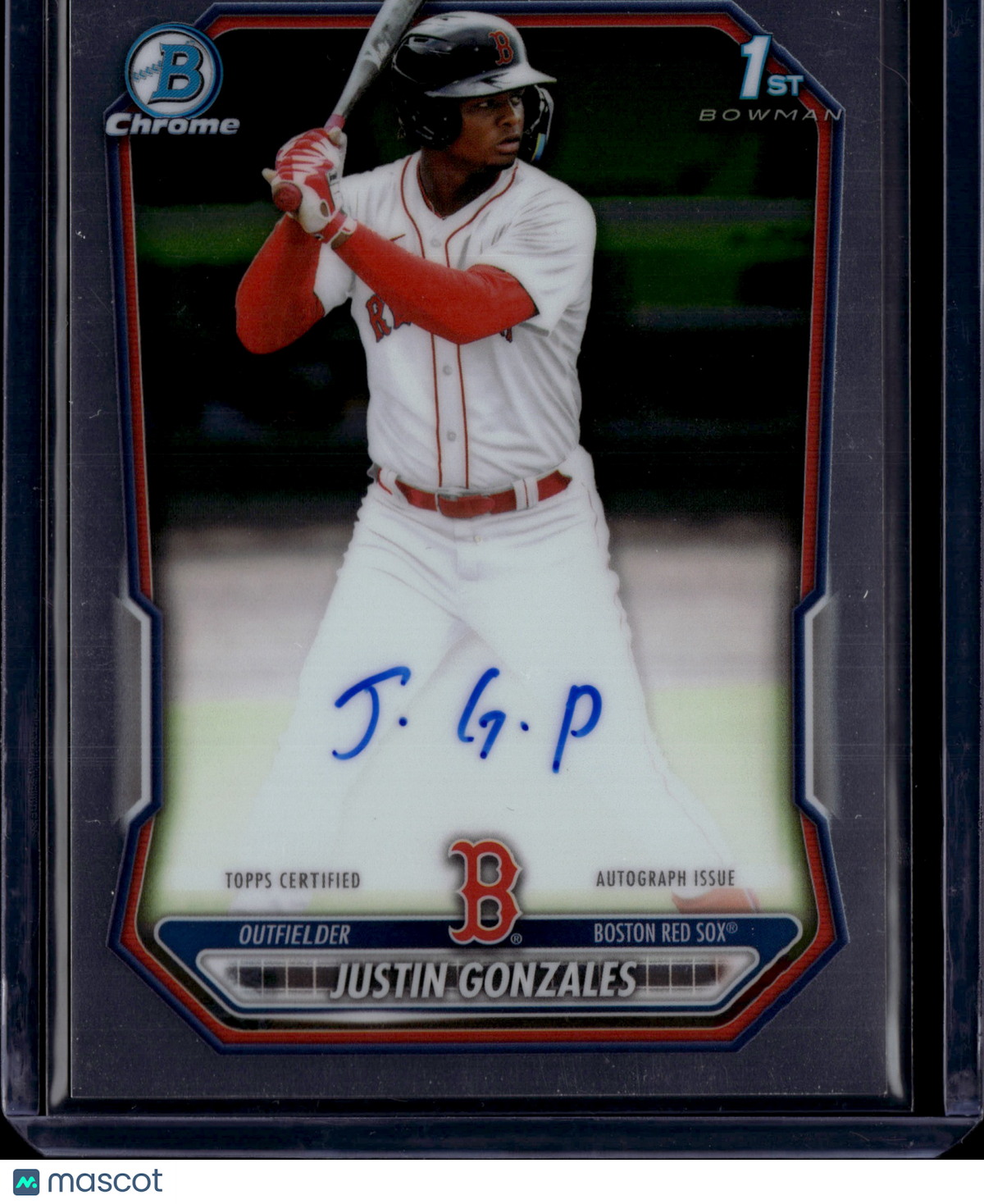 2026 Bowman Chrome Justin Gonzales Auto #CPA-JG