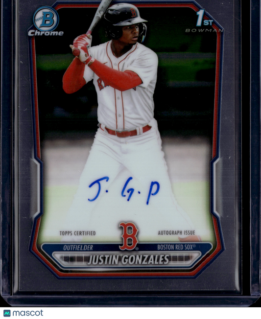 2026 Bowman Chrome Justin Gonzales Auto #CPA-JG
