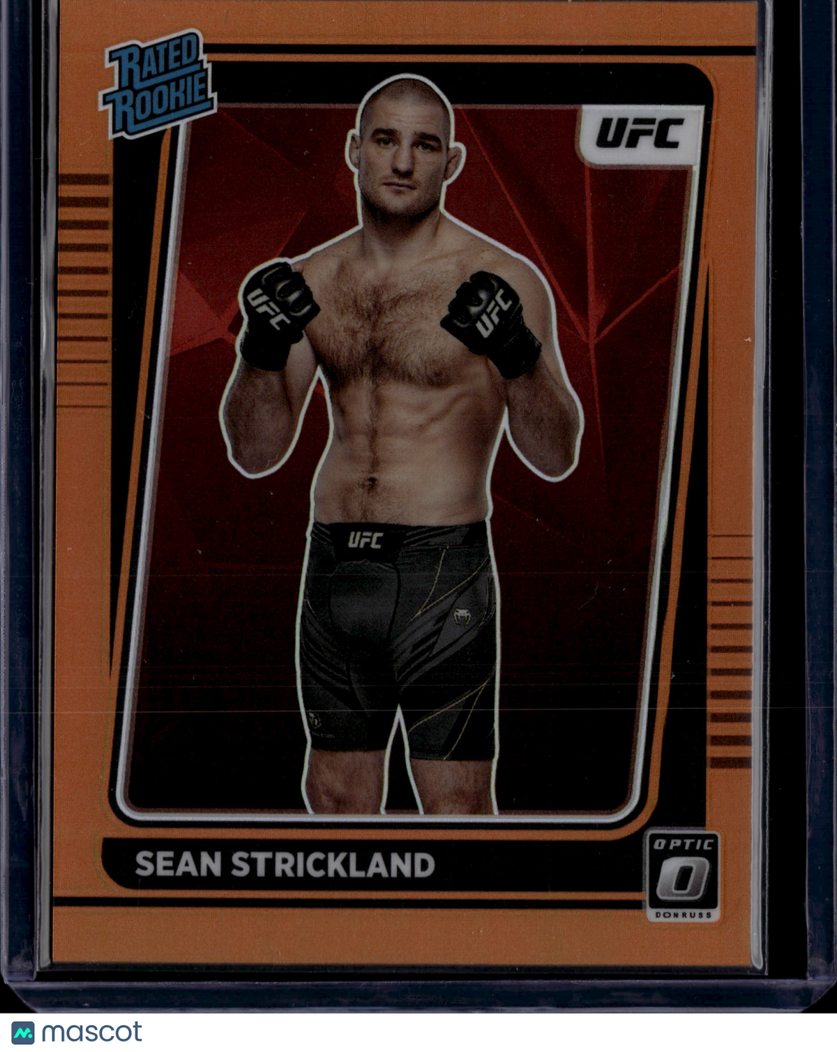 2022 Panini Donruss Optic UFC Sean Strickland #111 Orange /49 RC