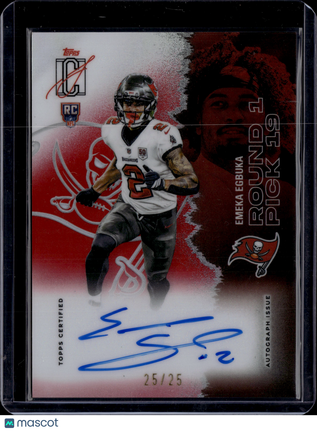 2025 Topps Signature Class Chrome Emeka Egbuka Auto #105 RC /25