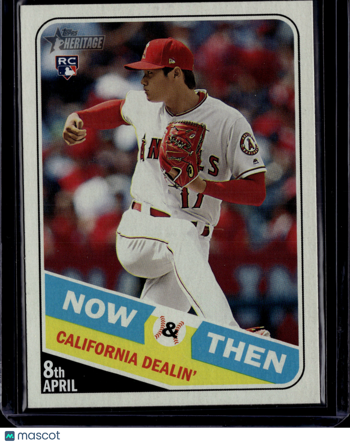 2018 Topps Heritage Shohei Ohtani #NT-11 RC Then & Now