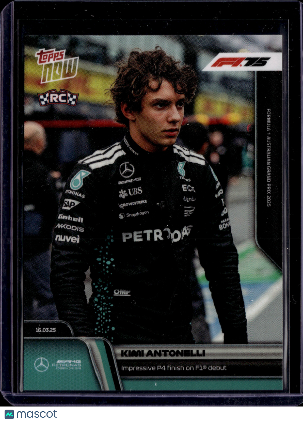 2025 Topps Now Formula 1 Kimi Antonelli #014