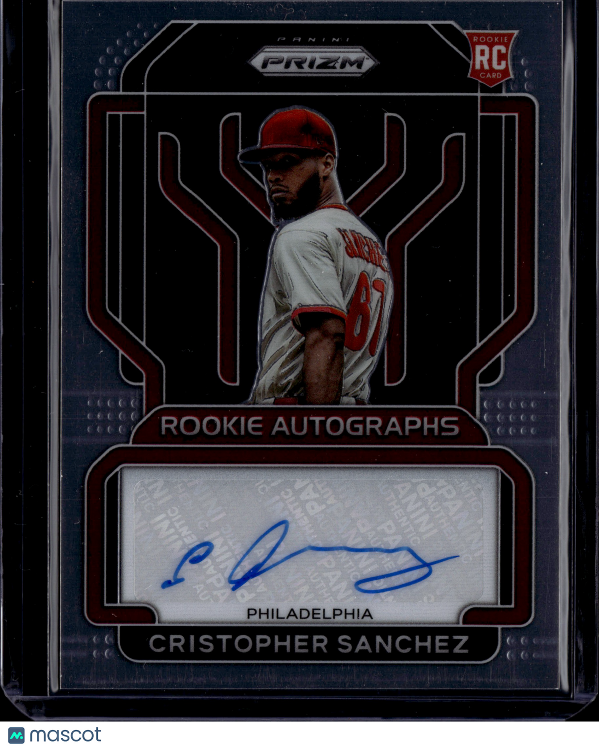 2022 Panini Prizm Baseball Cristopher Sanchez #RA-SZ RC Rookie Autograph