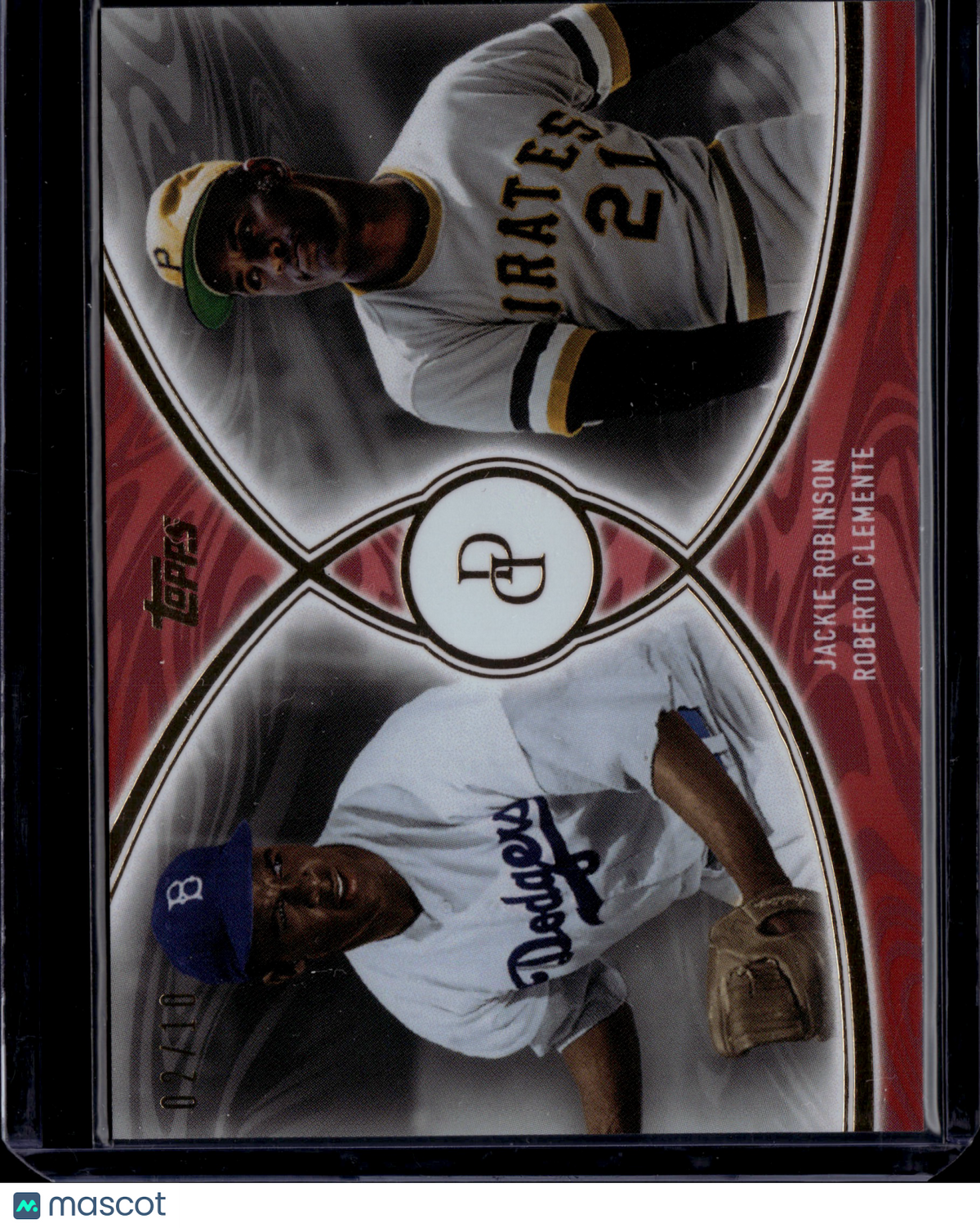 2026 Topps Dynamic Duals Roberto Clemente Jackie Robinson /10 #51