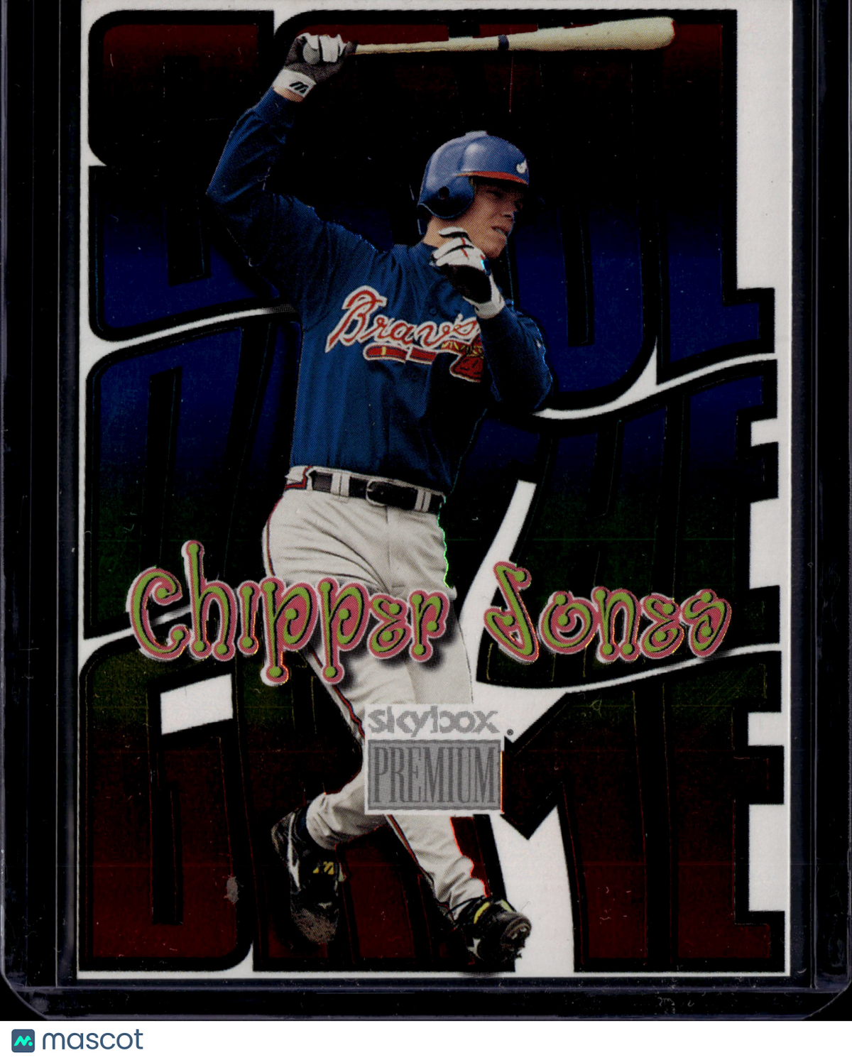 1999 SkyBox Premium Soul of the Game Chipper Jones #3 of 15 SG