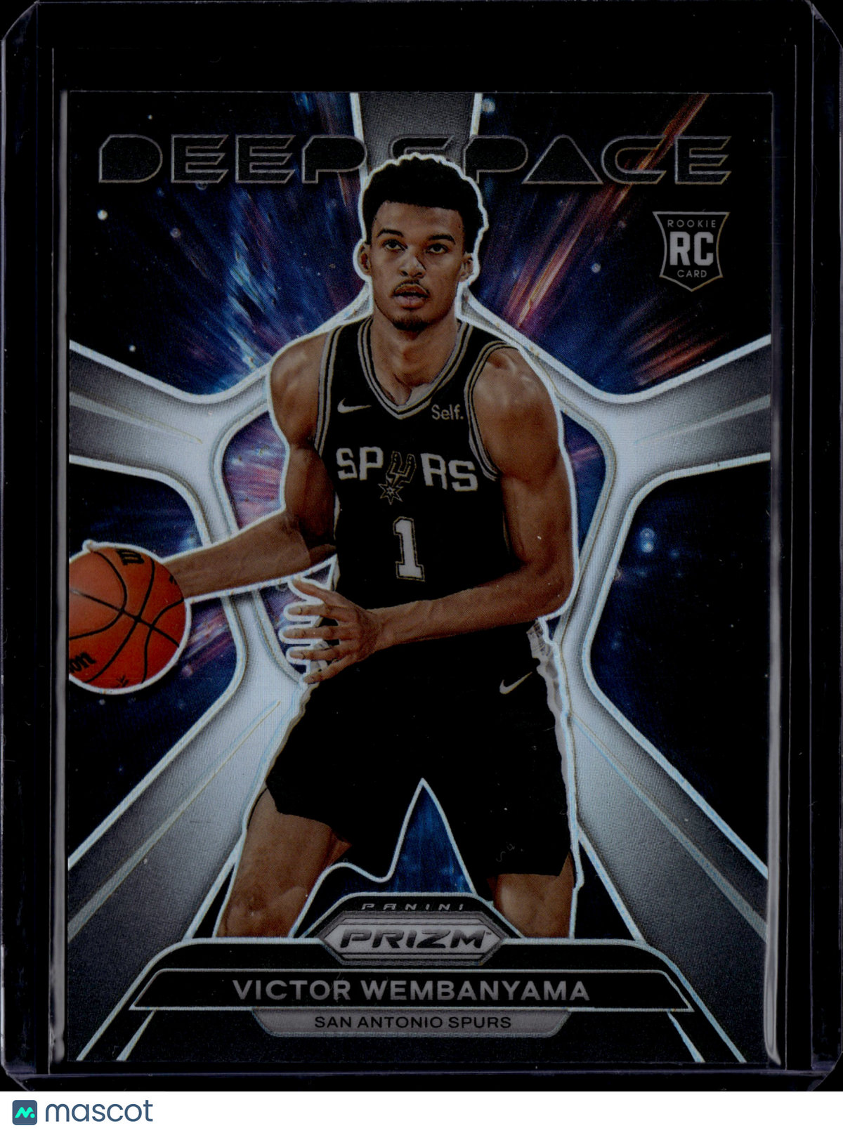 2023 Panini Prizm Deep Space Victor Wembanyama Silver #1 RC