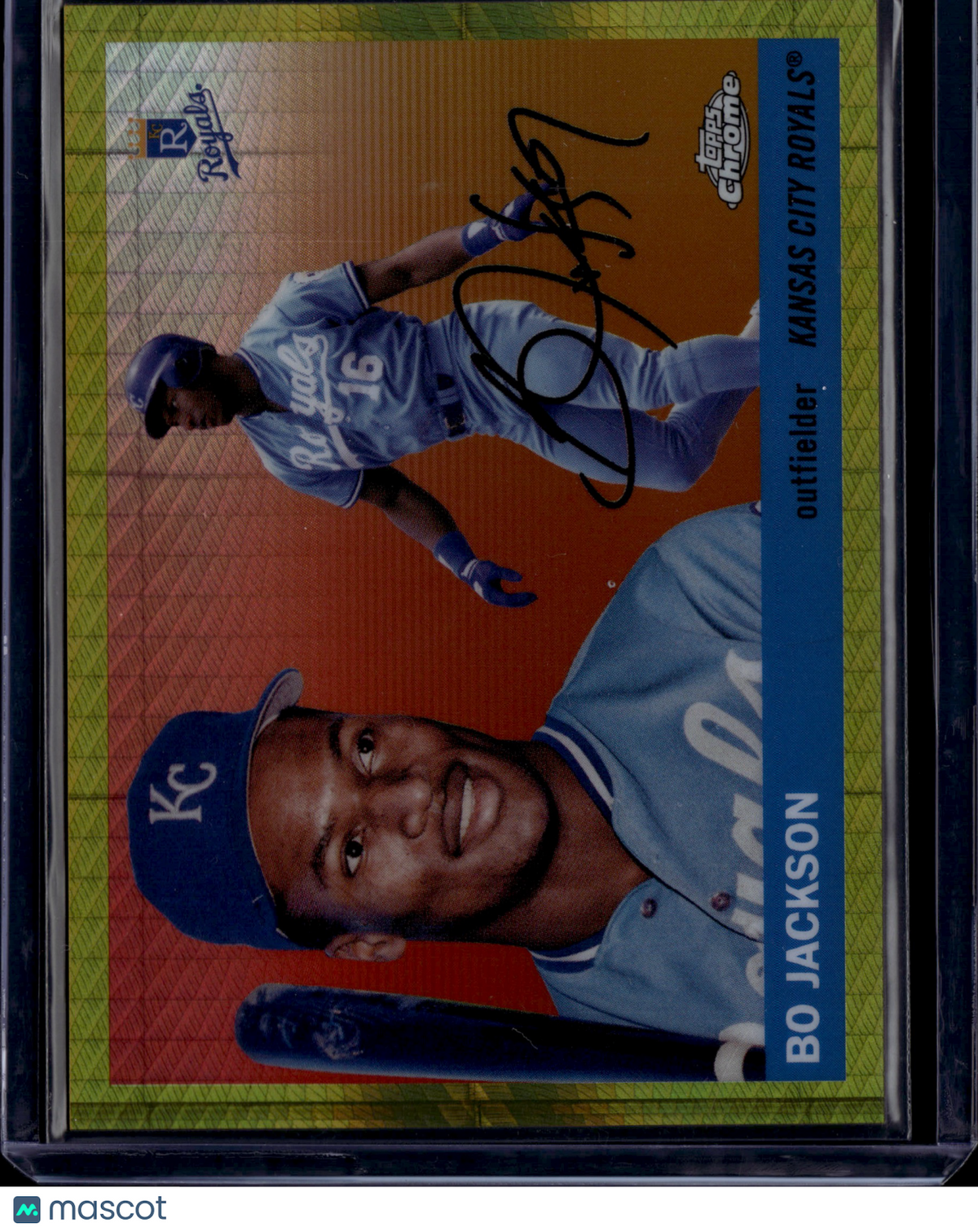 2024 Topps Platinum Anniversary Chrome Bo Jackson Gold /50 #248