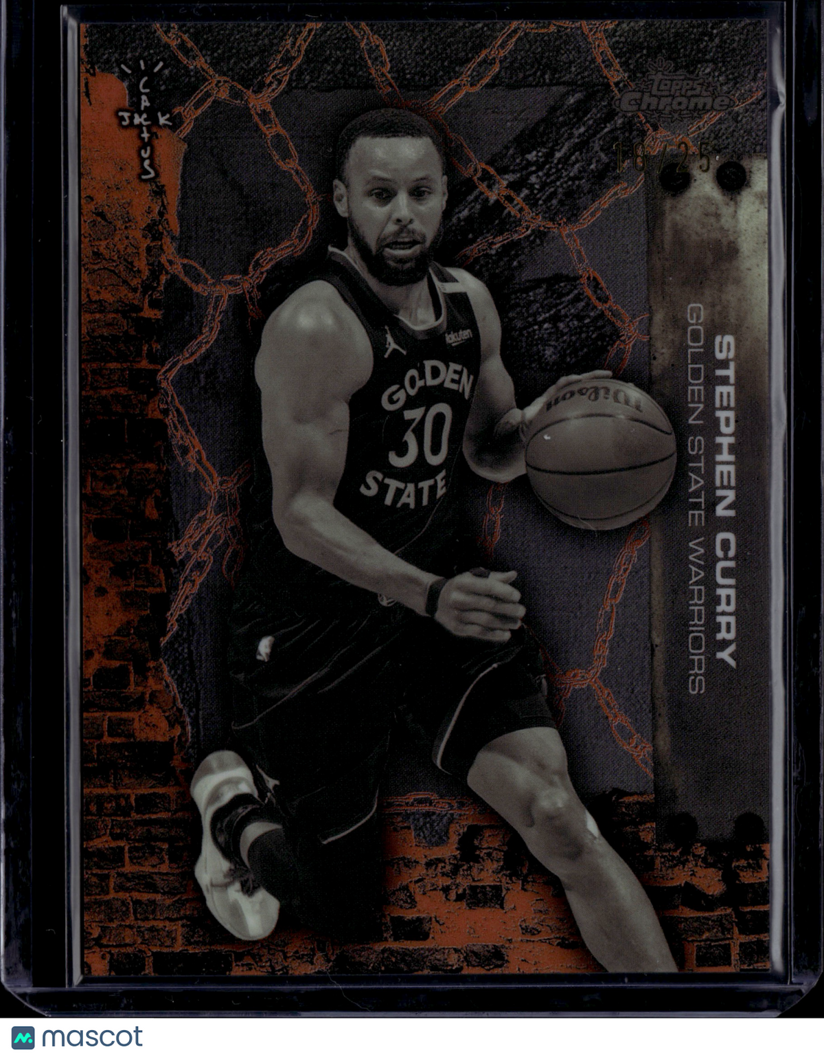 2026 Topps Chrome Cactus Jack Stephen Curry Orange /25 #42