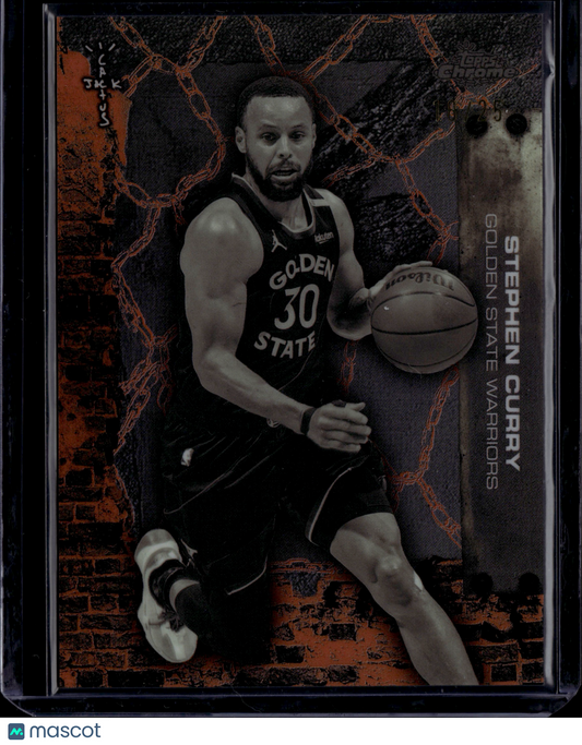 2026 Topps Chrome Cactus Jack Stephen Curry Orange /25 #42