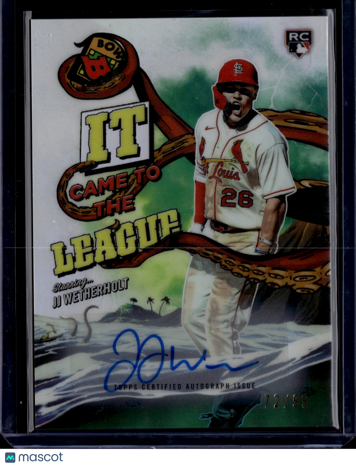 2026 Bowman Chrome It Came to the League JJ Wetherholt #IT-13 RC Auto /99