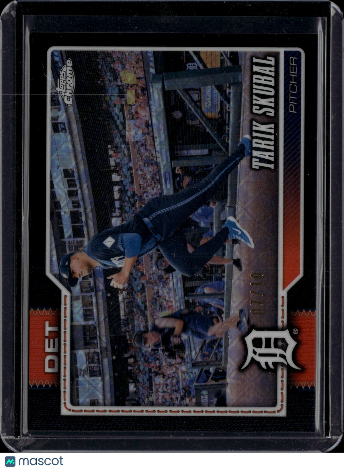 2026 Topps Chrome Tarik Skubal #50 Logofractor Black /10
