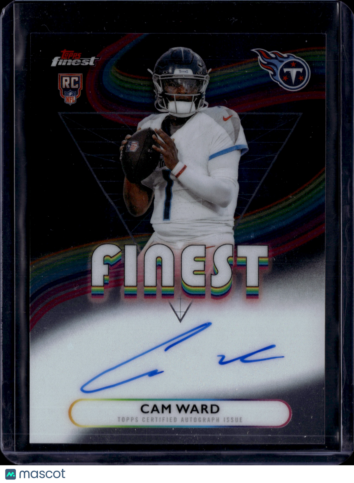 2025 Topps Finest Football Cam Ward #RFA-CW RC