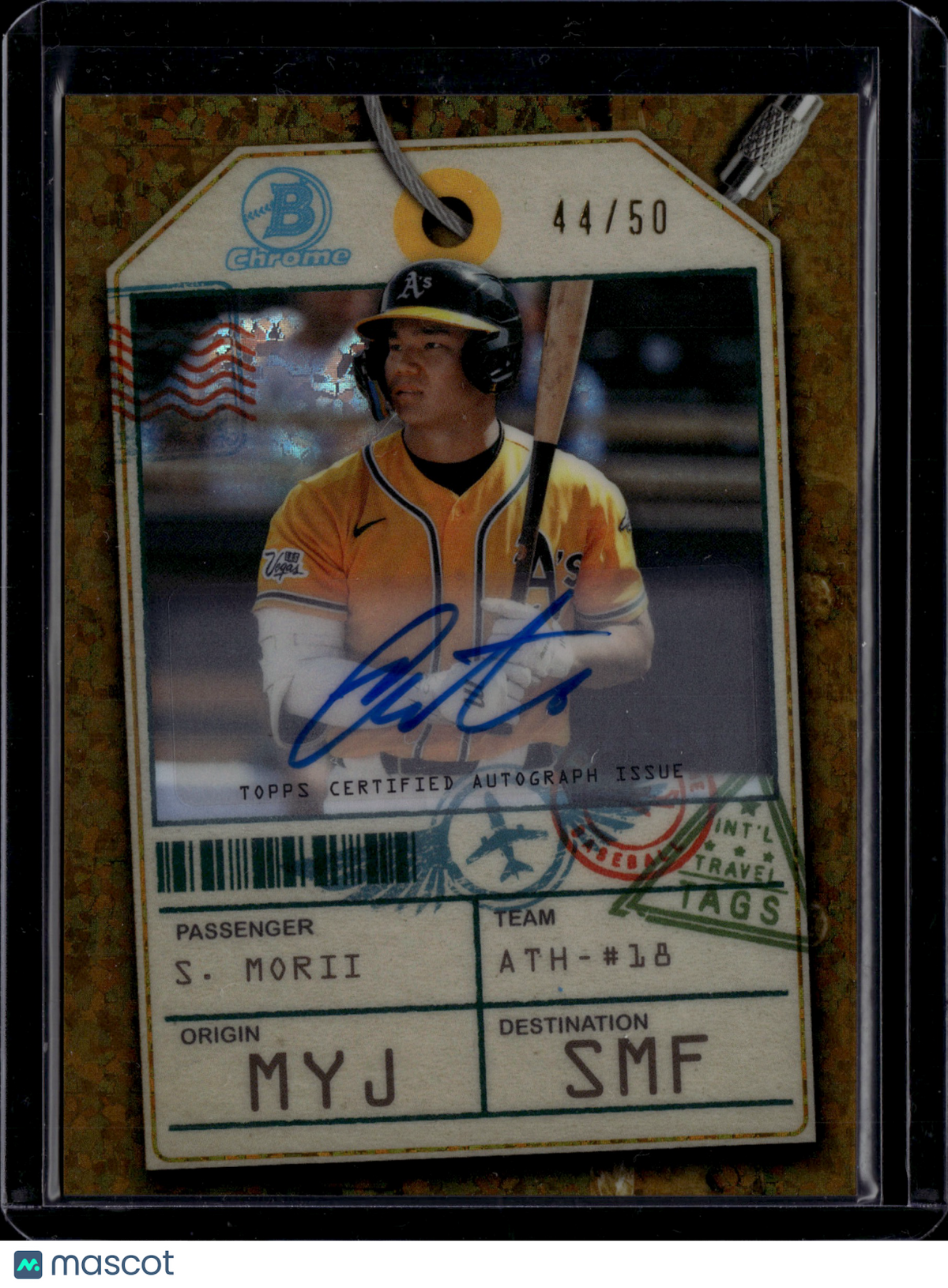 2026 Bowman Chrome Shotaro Morii #TT-12 Gold Auto /50