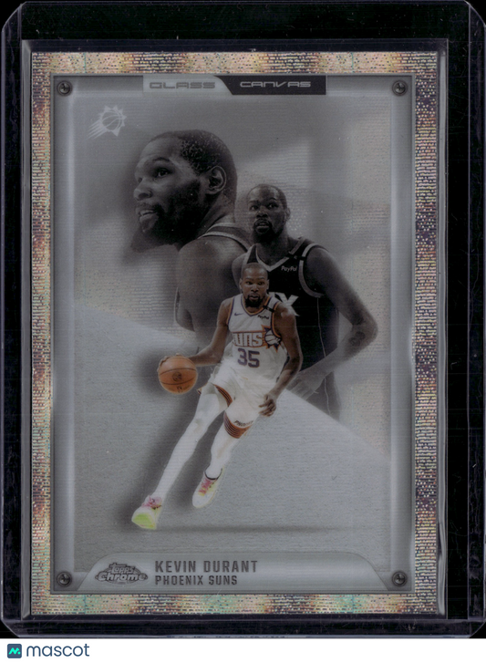 2025 Topps Chrome Kevin Durant #GC-8 Glass Canvas