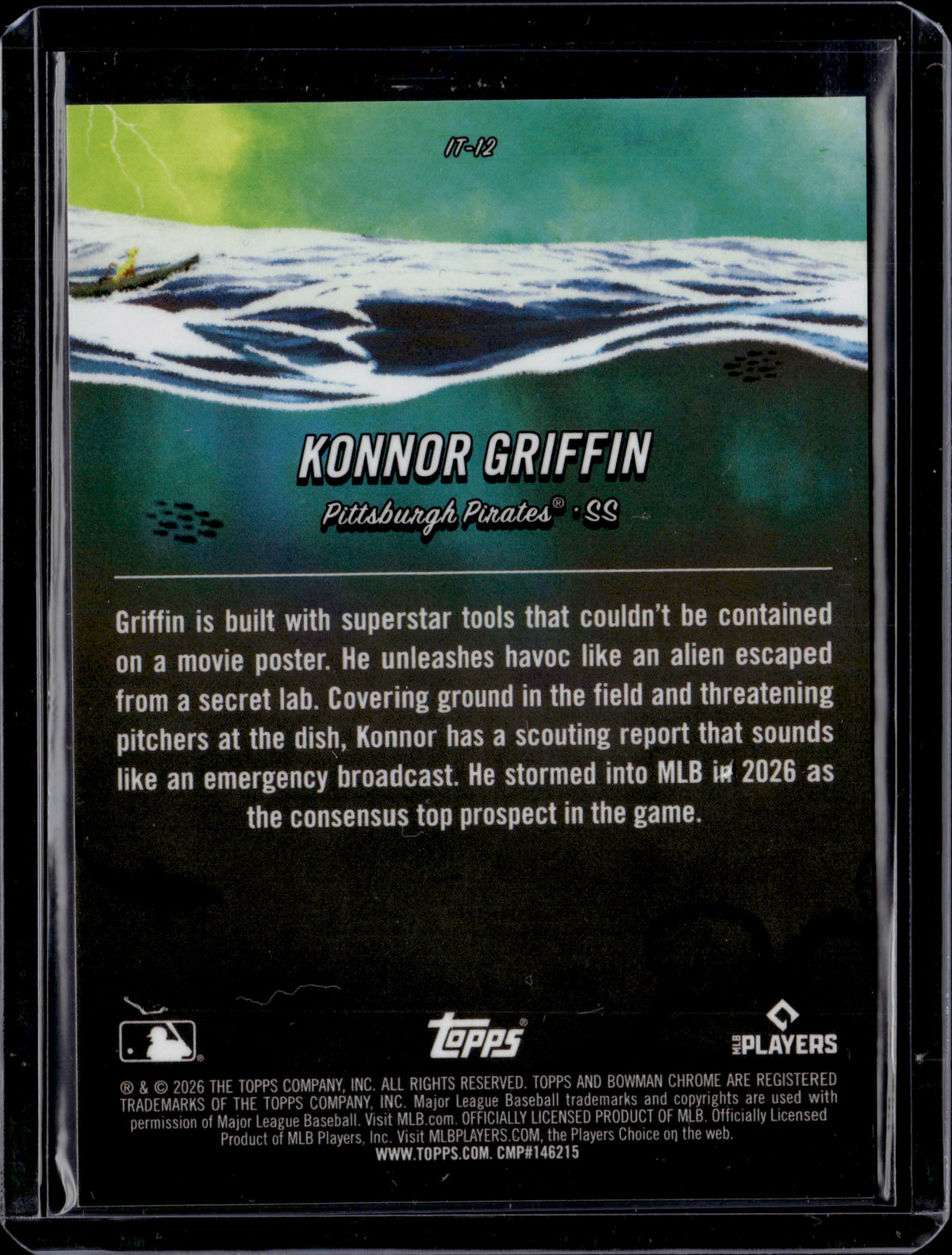 2026 Bowman Chrome It Came to the League Konnor Griffin #IT-12 Red /5 RC
