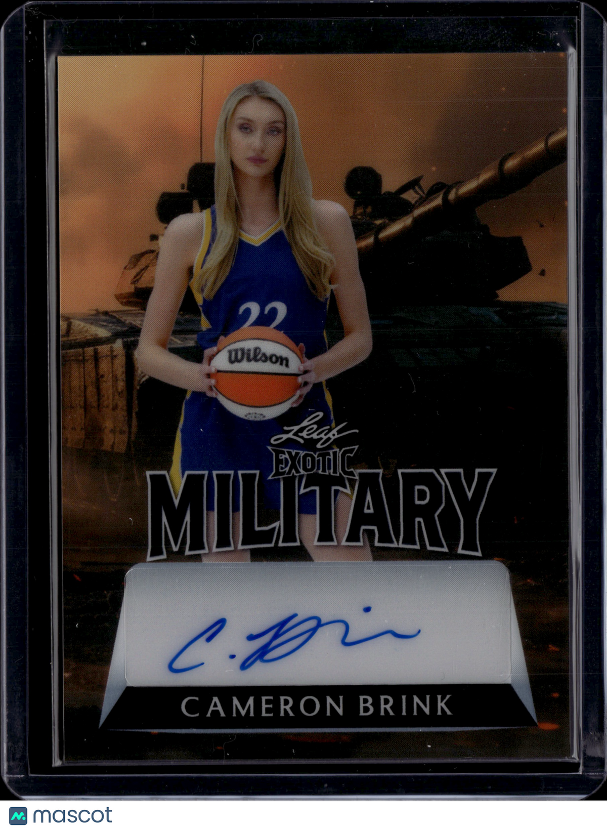 2024 Leaf Exotic Military Cameron Brink #MA-CM2 Auto /5