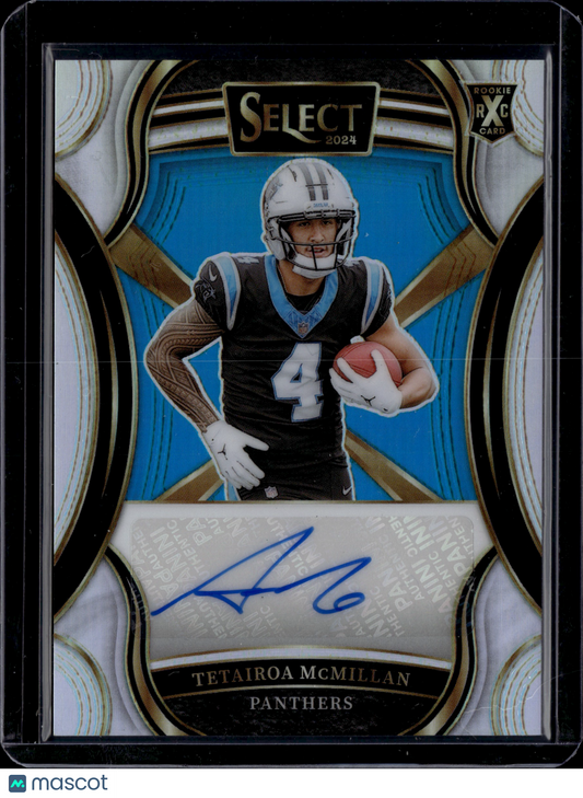 2025 Panini Select Tetairoa McMillan #XRCAU-TM Auto /99