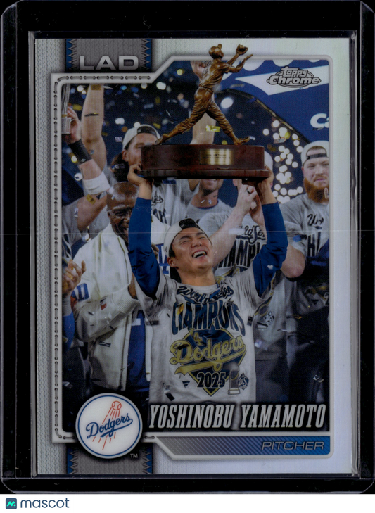 2026 Topps Chrome Yoshinobu Yamamoto IV Variation #75