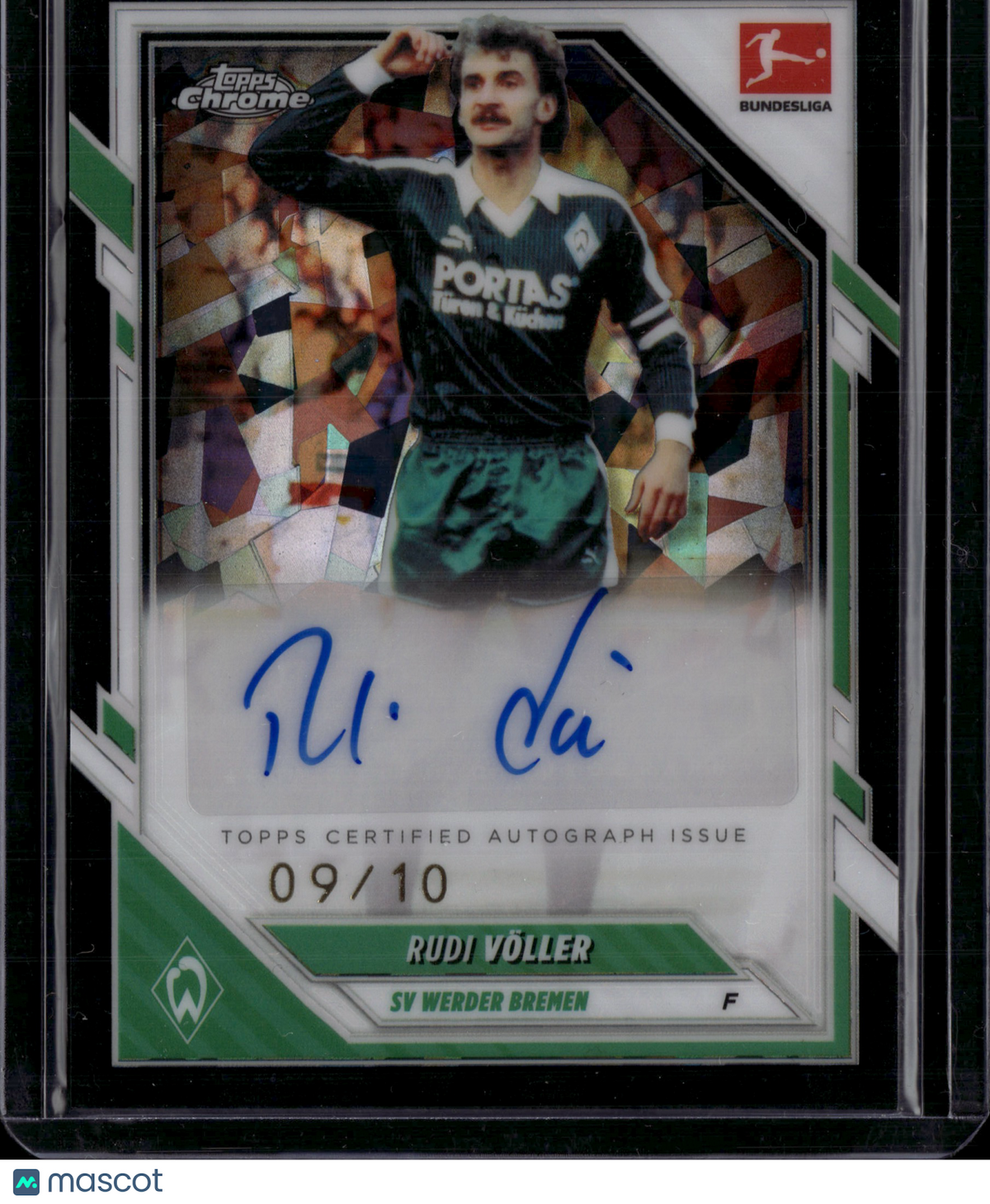 2026 Topps Chrome Bundesliga Rudi Völler #BA-RVO Auto /10