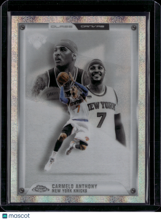 2026 Topps Chrome Basketball Glass Canvas Carmelo Anthony #GC-20