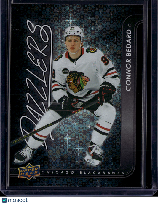 2024 Upper Deck Series 1 Dazzlers Connor Bedard #DZ-13 Black