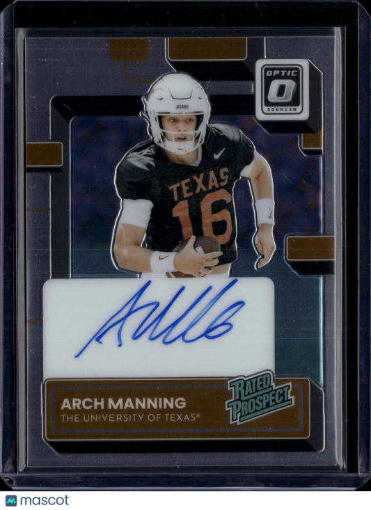 2023 Panini Chronicles Donruss Optic Draft Picks Arch Manning Auto #RP-ARM