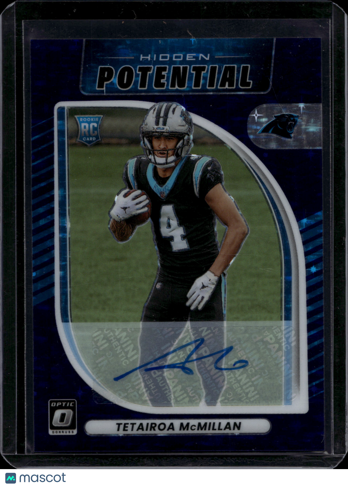 2025 Panini Donruss Optic Tetairoa McMillan #4 RC Auto /25