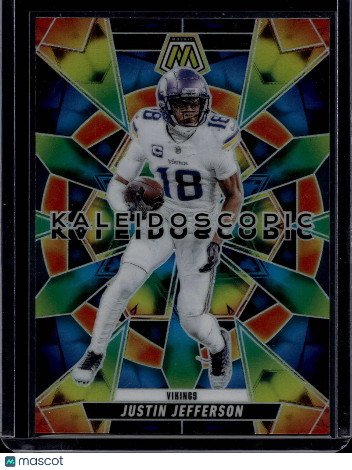 2025 Panini Mosaic Football Justin Jefferson #11 Kaleidoscopic