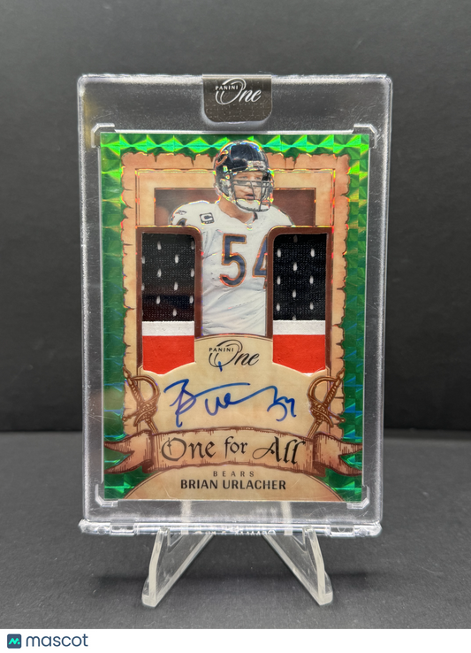2024 Panini One Brian Urlacher #354 Green Patch Auto /49