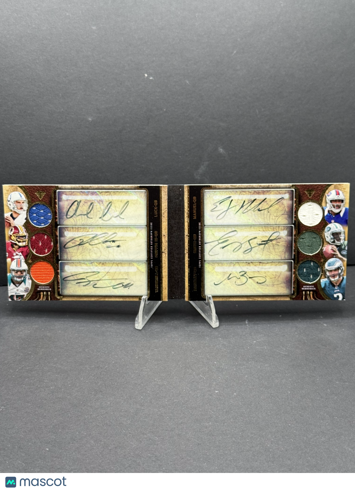2013 Topps Triple Threads Tannehill ,Smith, Manuel, Luck, Barkley RG3 Auto /18