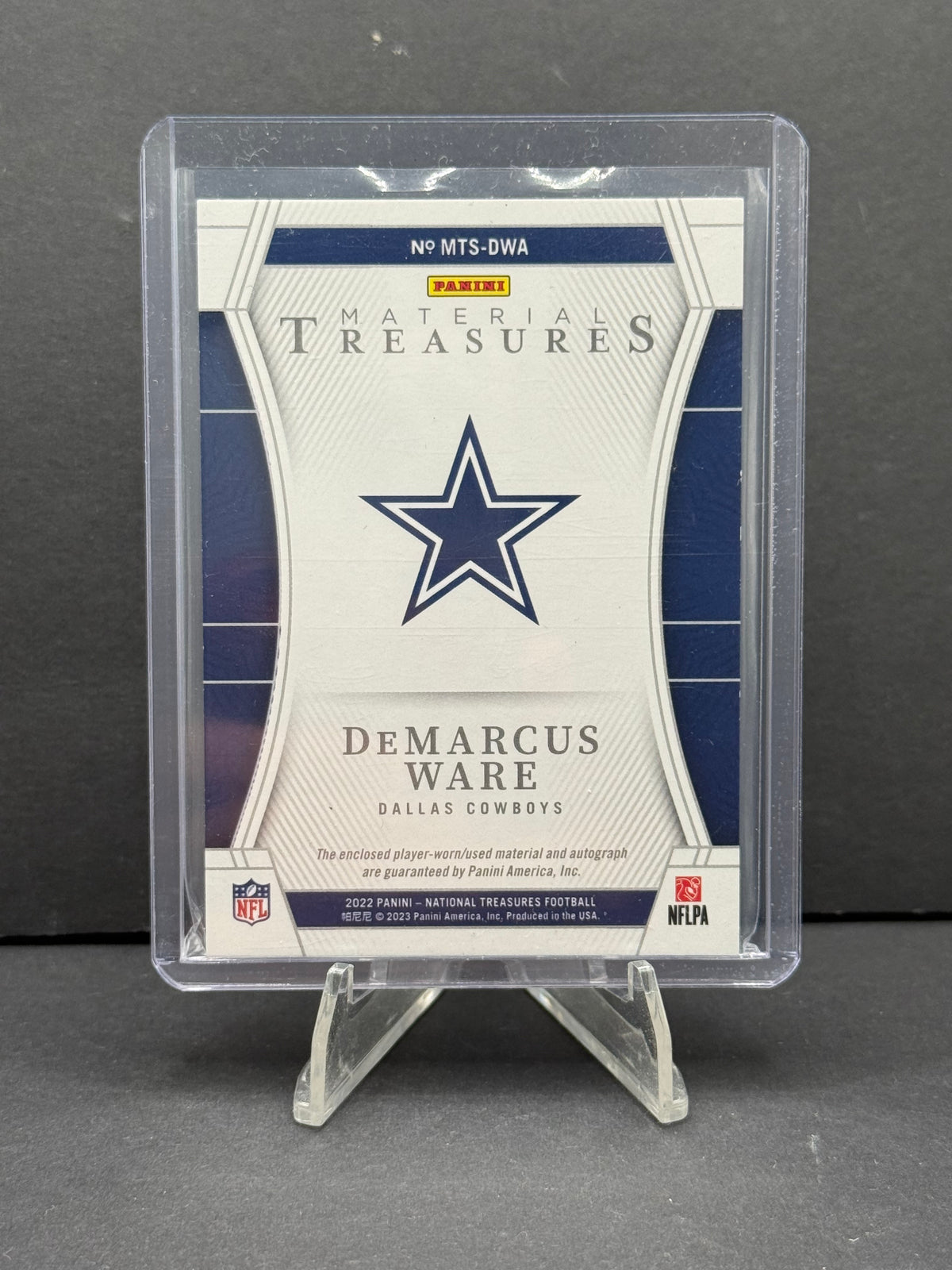 2023 Panini National Treasures Demarcus Ware Patch Auto /25