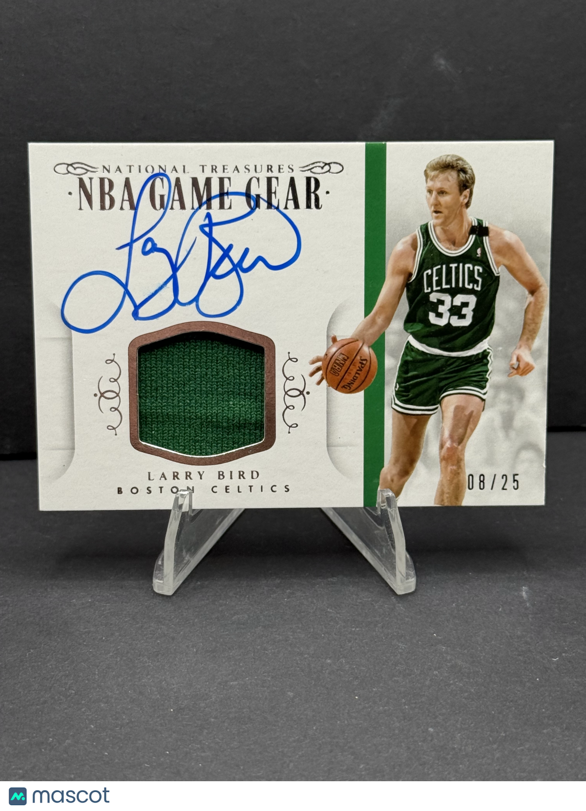 2015 Panini National Treasures Larry Bird #GGS-LB Auto Patch /25 Memorabilia