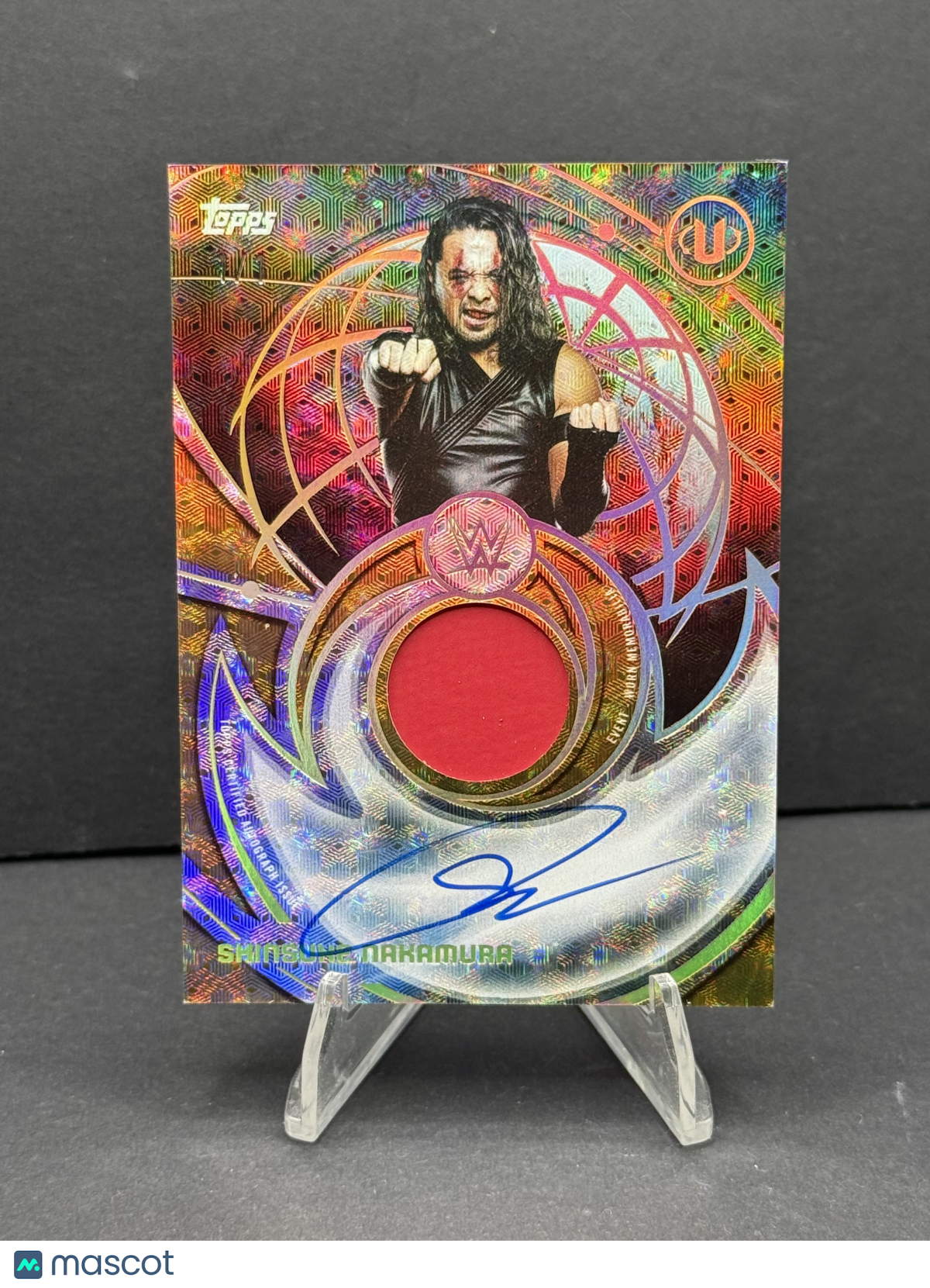 2026 Topps Universe WWE Shinsuke Nakamura #WRA-SN Auto 1/1 Foilfractor
