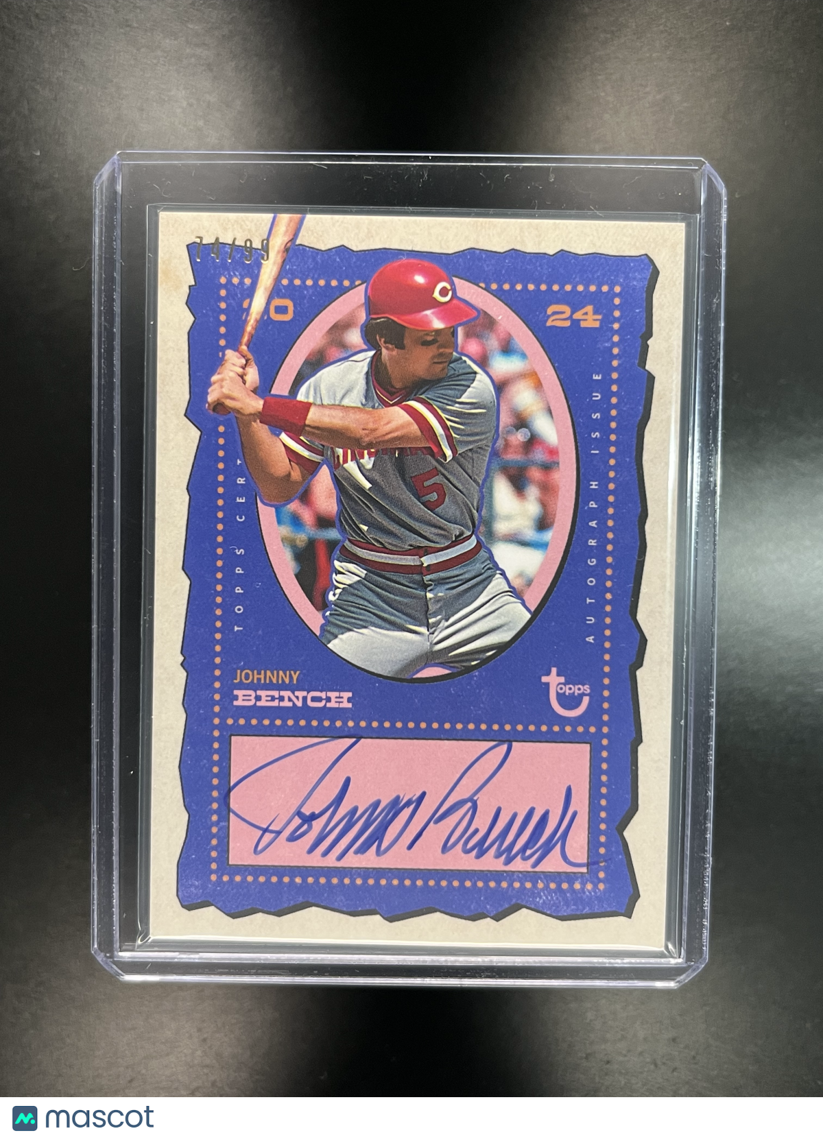 2024 Topps Brooklyn Collection Johnny Bench #AC-JB 7 Auto /99