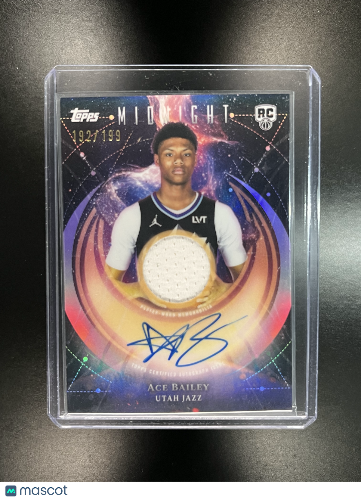 2025 Topps Midnight Ace Bailey #RJA-AB RC Patch Auto /199