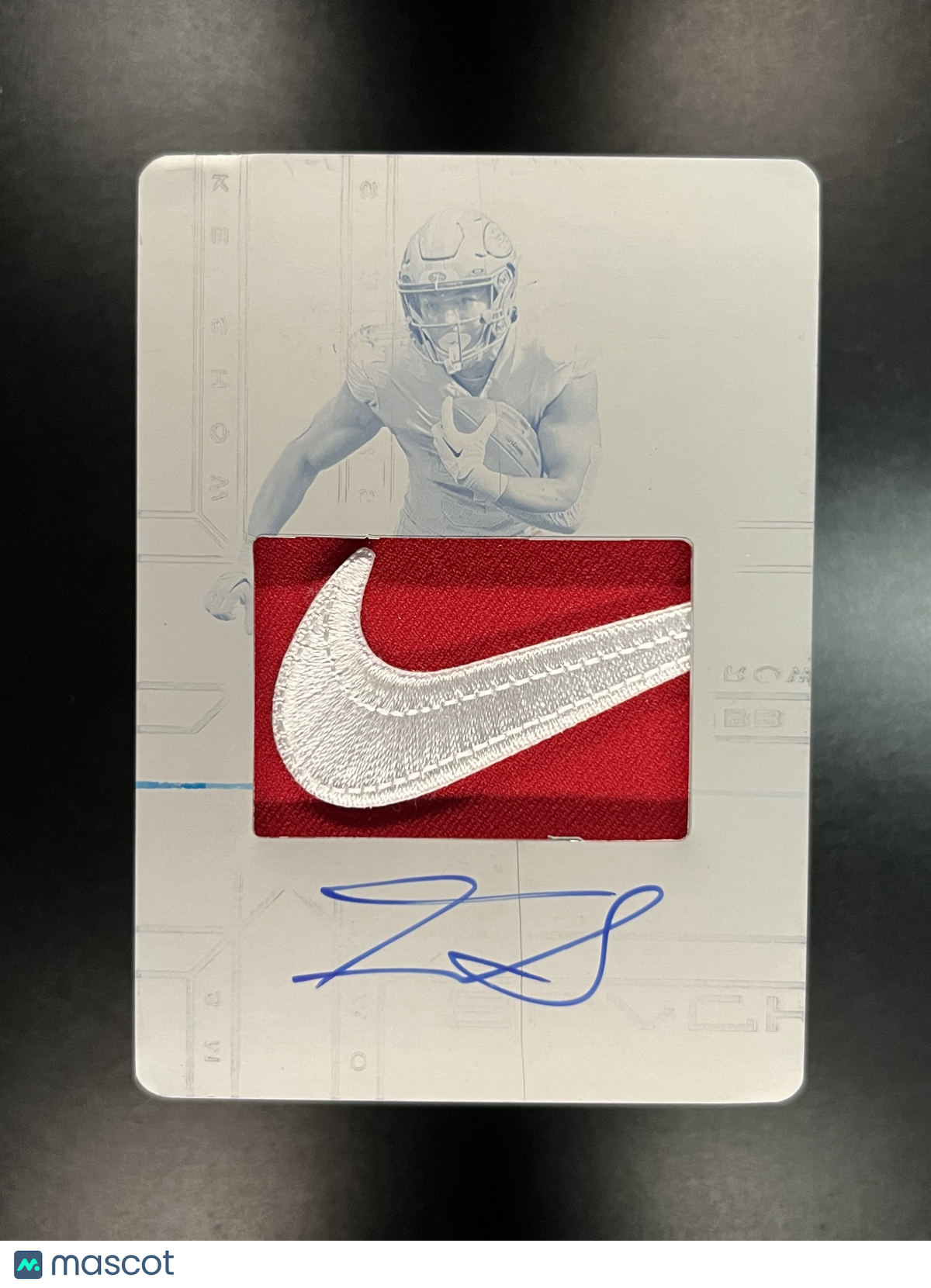 2024 National Treasures Isaac Guerendo 1/1 Auto RPA Printing Plate Nike Swoosh