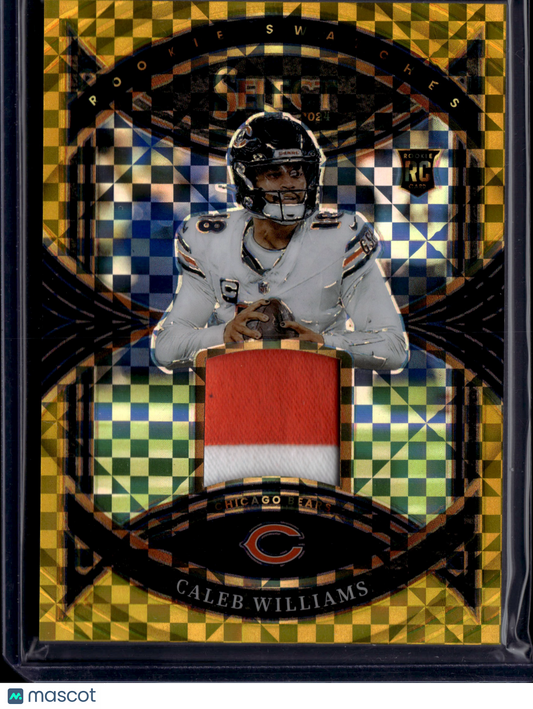 2025 Panini Select Prizm Caleb Williams #RS-CWS Checkerboard RC 05/10 Patch