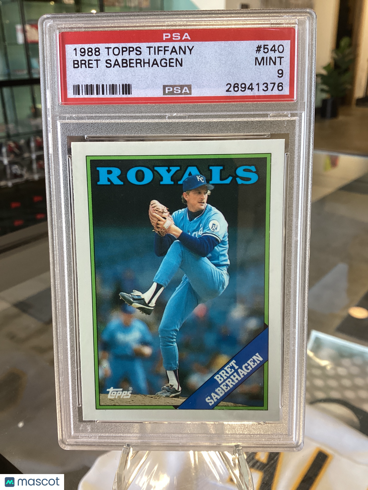 1988 Topps Tiffany Bret Saberhagen #540 PSA 9
