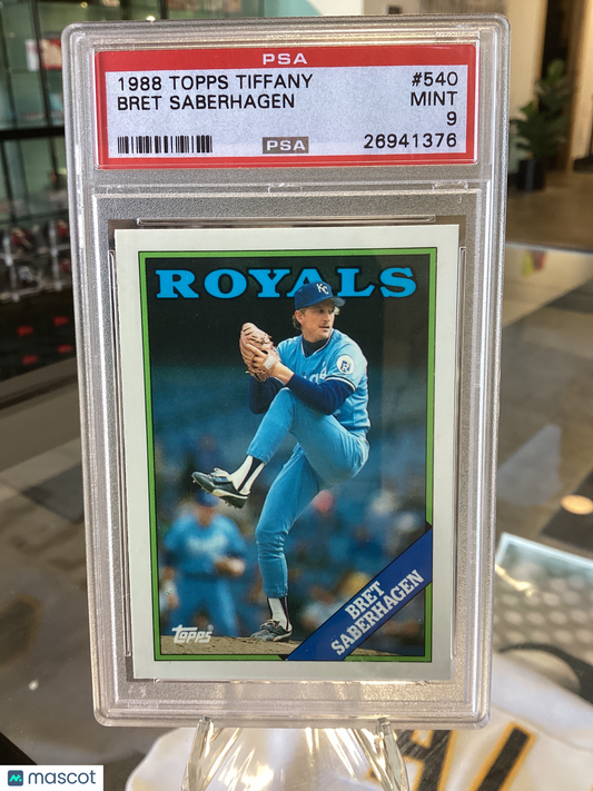 1988 Topps Tiffany Bret Saberhagen #540 PSA 9