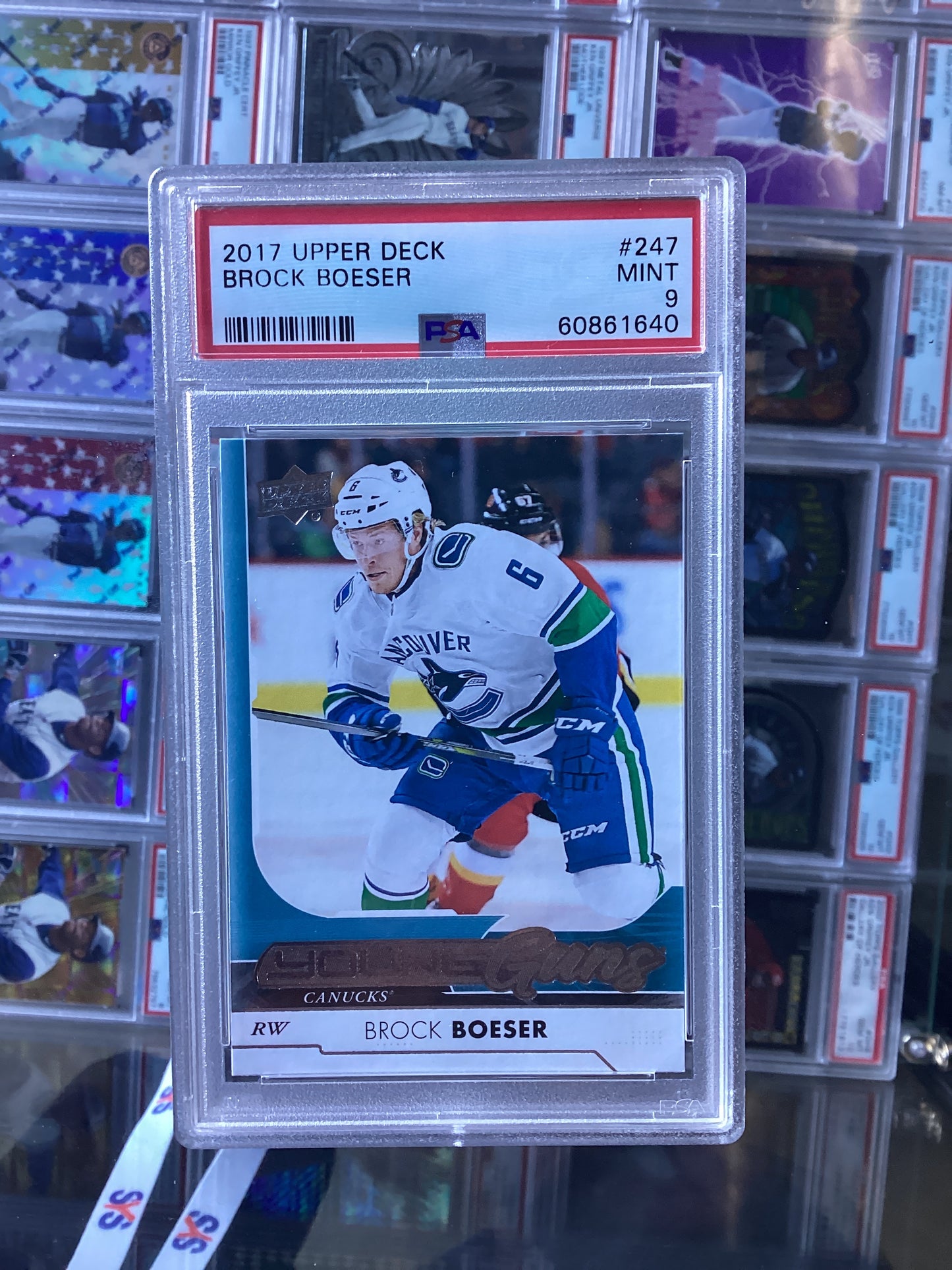 2017 Upper Deck Brock Boeser #247 PSA 9