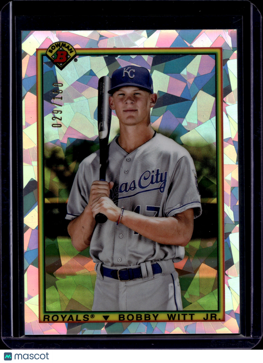 2019 Bowman Chrome Bobby Witt Jr. #90B-BWJ Refractor 029/150