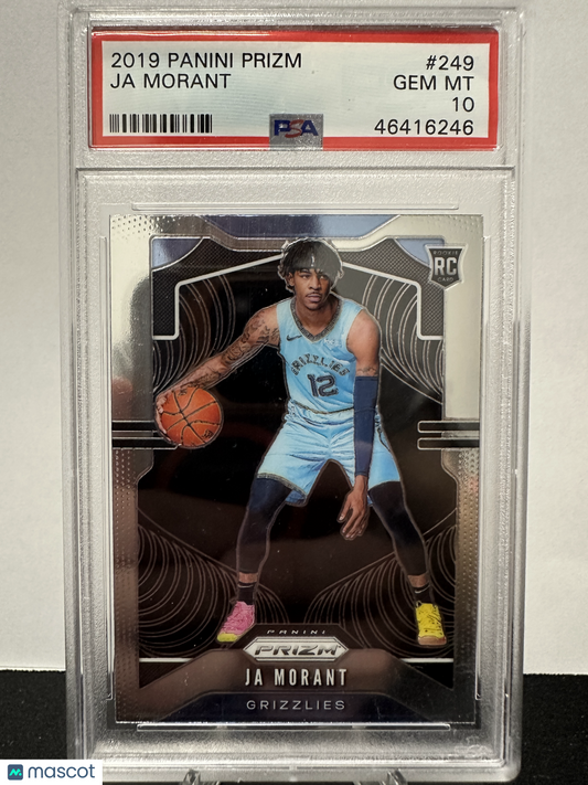 2019 Panini Prizm Ja Morant #249 PSA 10